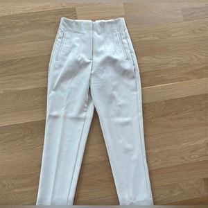 Zara High Waisted Work Trousers